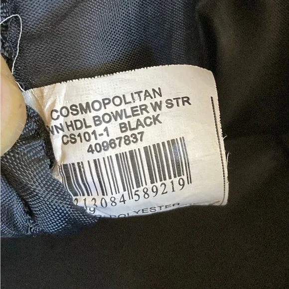 Replica FOSSIL bowler shoulder bag black white - Picture 10 of 12